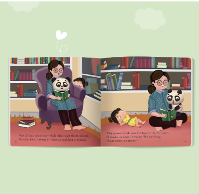 The Panda Who Came to Read Board Book