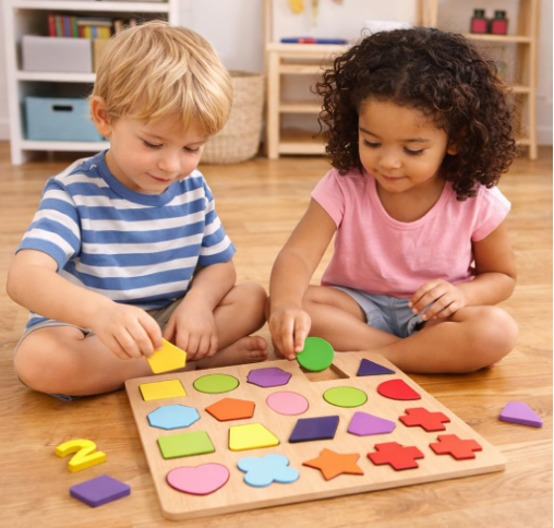 Brain Booster Shapes Puzzle Toys view 3