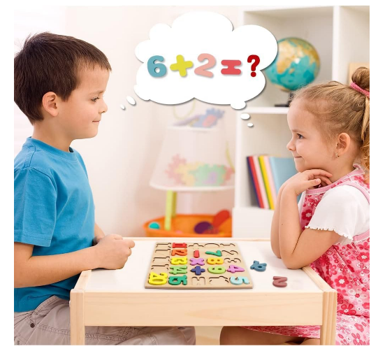 wooden Numbers Puzzles for Kids view 3