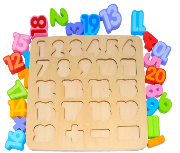 wooden Numbers Puzzles for Kids view 4