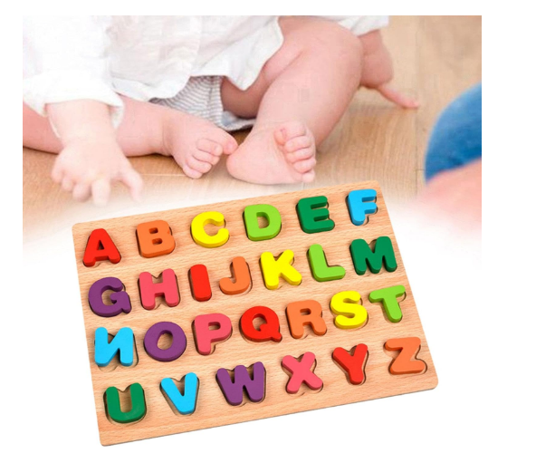 Wooden Puzzle Blocks Alphabet Large view 3