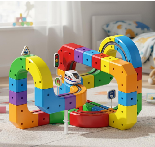 Magnetic Levitation Orbital train set view 4