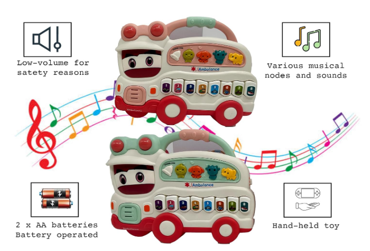 Music Party Fire Truck view 3