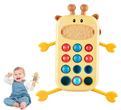 Deer Phone Pull String Toy