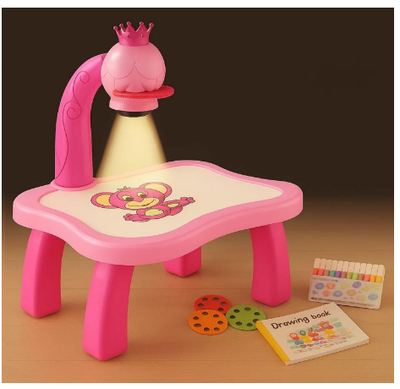 Drawing Projector Table Set Led Magic Doodle Board Kit for Kids