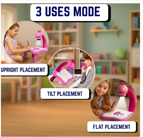 Drawing Projector Table Set  Led Magic Doodle Board Kit for Kids view 3