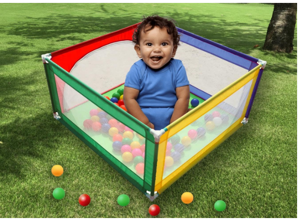 Square Ball Pit Structure Pool view 2