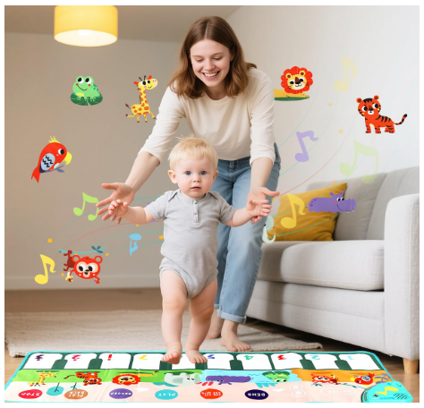2-in-1 Musical Jam Playmat view 4