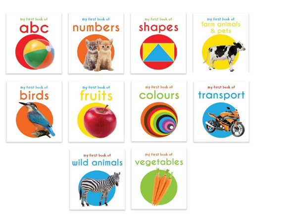 My First Library: Boxset of 10 Board Books for Kids view 2