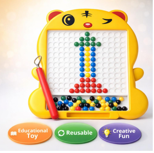Magnetic Drawing Board for Kids Tiger Shape view 3
