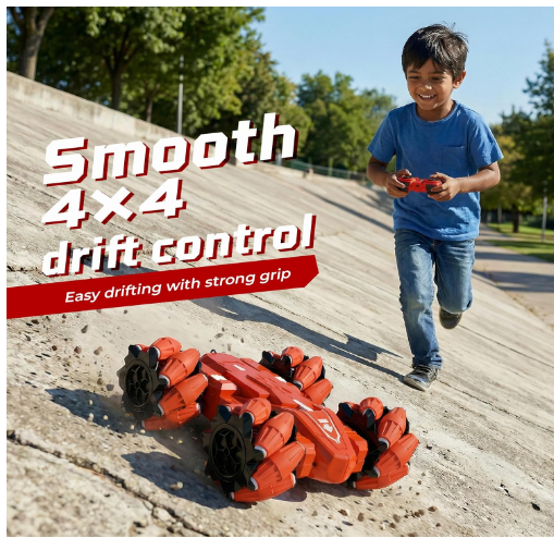 Remote Control Drift Stunt Car view 4