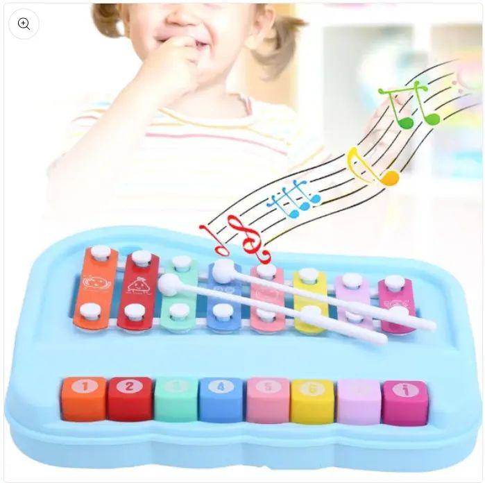 2in1 Baby Piano Xylophone Toy for Kids view 2