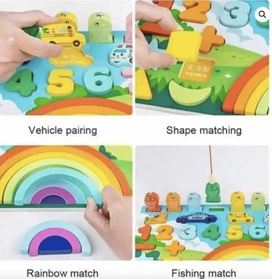 5 in 1 Rainbow Logarimetic Board