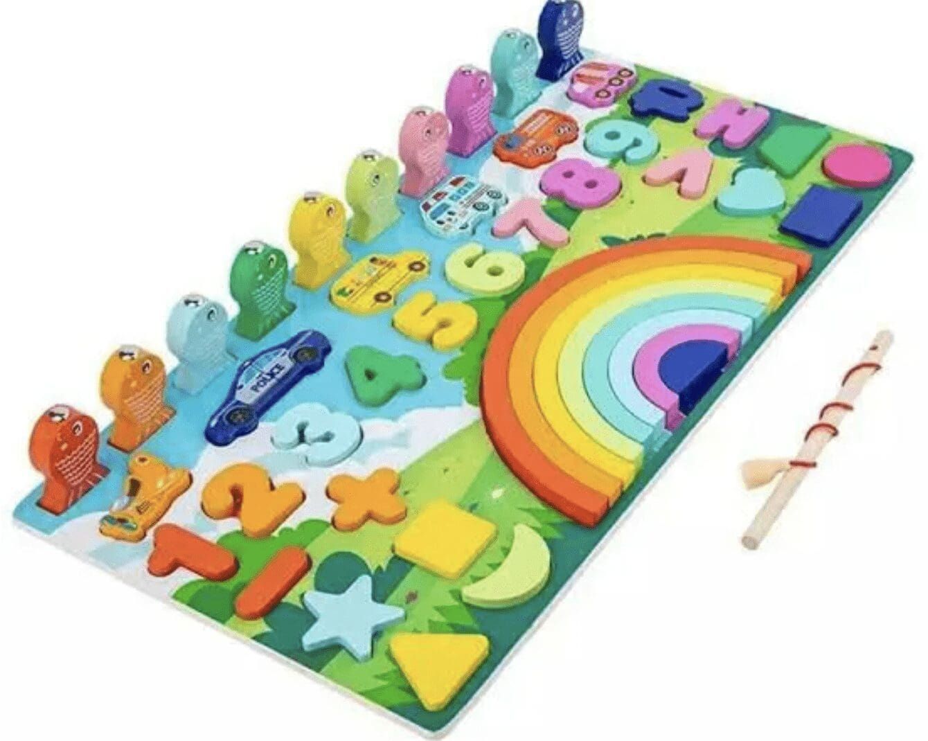 5 in 1 Rainbow Logarimetic Board view 4