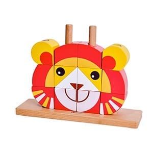 Animal Variety Stacking Red Toy Rental view 2