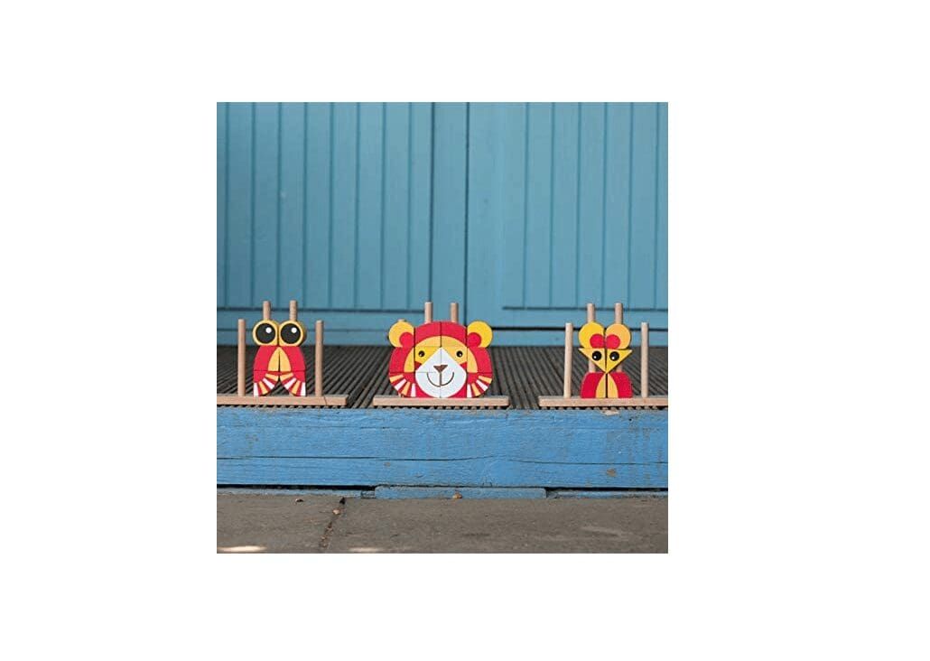 Animal Variety Stacking Red Toy Rental view 3