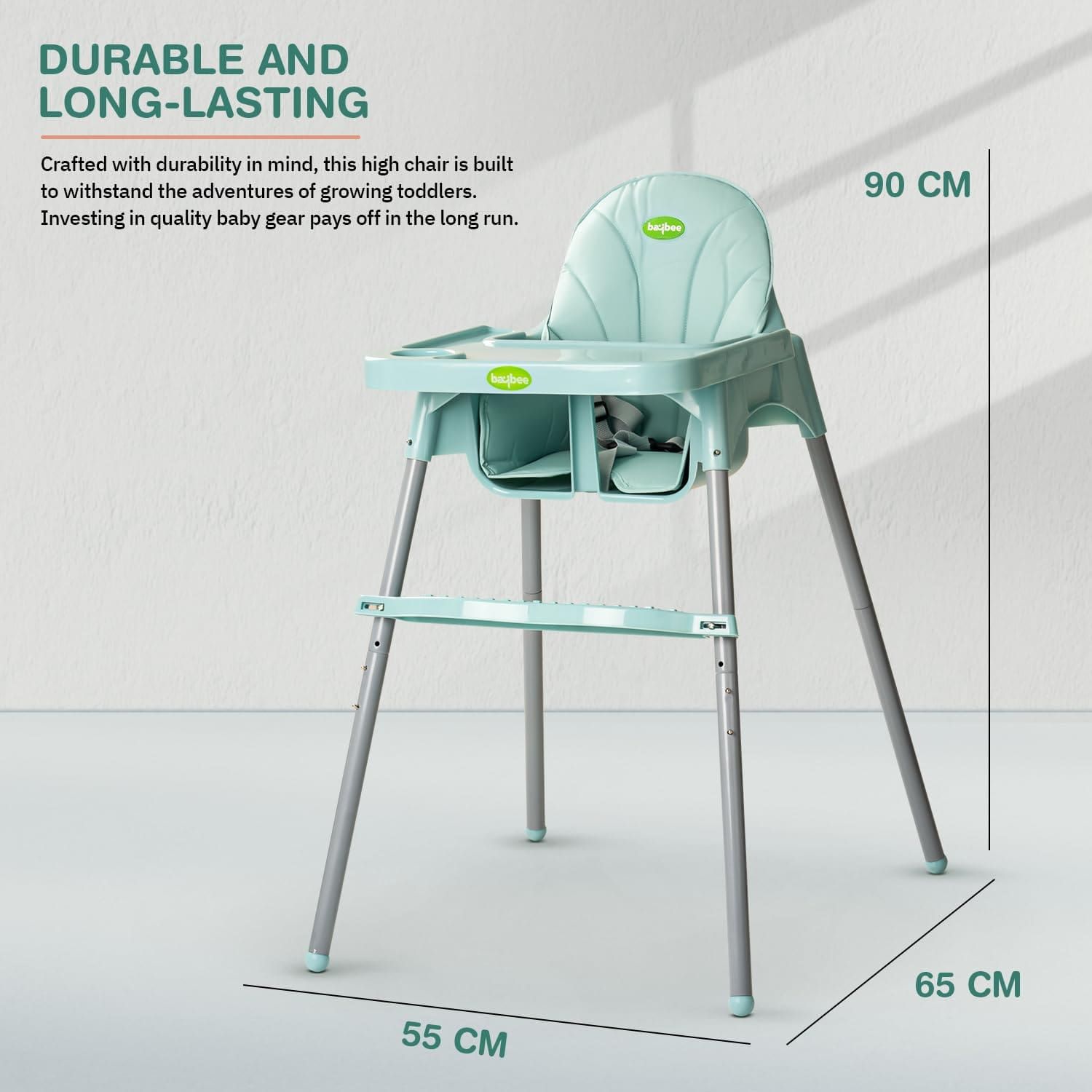 Baybee 2 in 1 Baby High Chair for Kids view 4