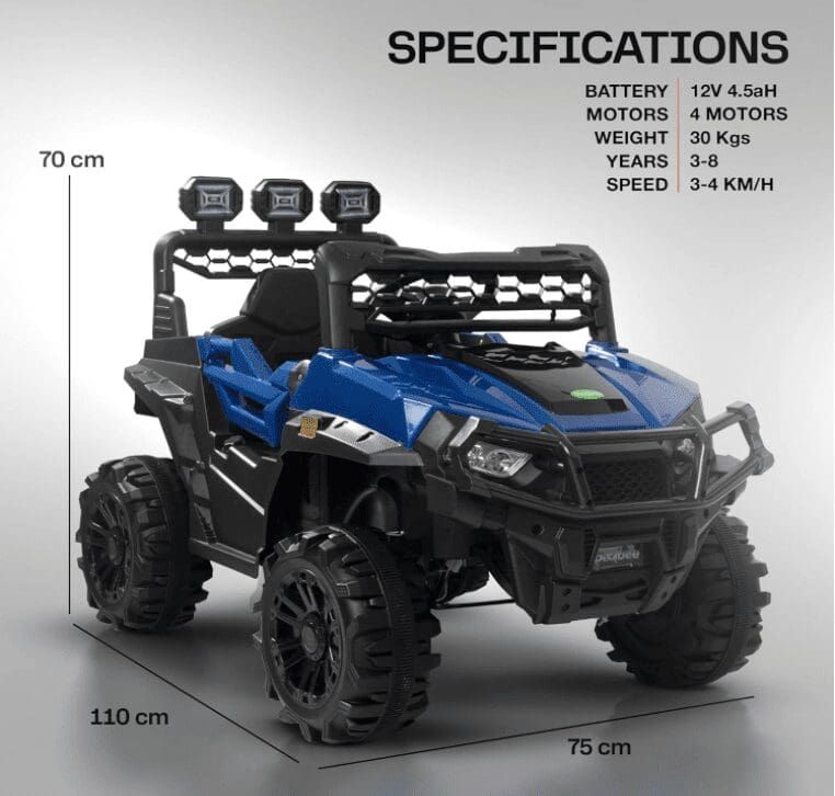 Baybee Broot Rechargeable Battery Operated Jeep for Kids view 6