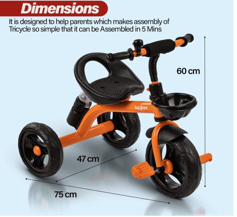 Baybee Maze Baby Tricycle for Kids view 4