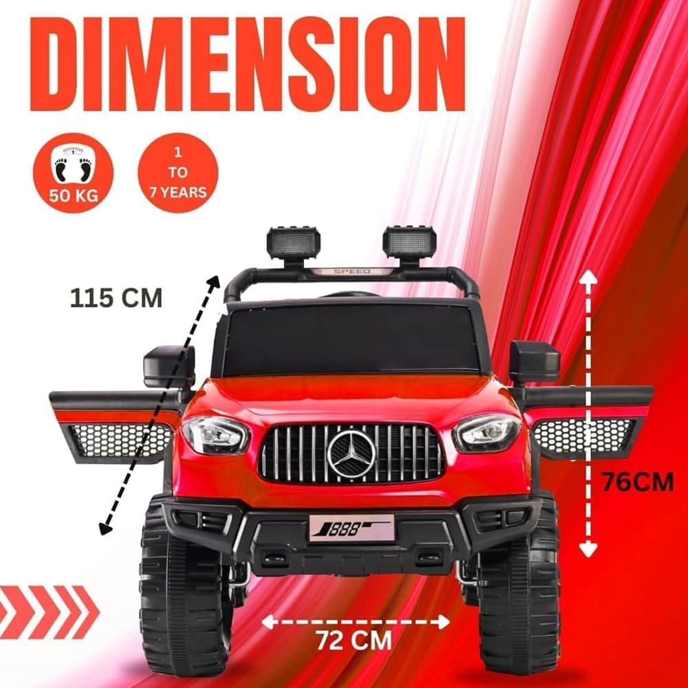 Baybee Mercedes Kids Battery Operated - Red view 3
