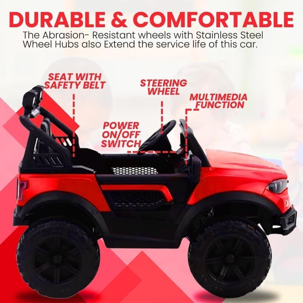 Baybee Mercedes Kids Battery Operated - Red view 5