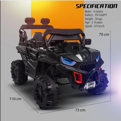 Baybee Roger Kids Painted Battery Operated Jeep for Kids