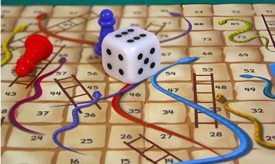 Diicii Snakes & Ladders & Ludo Classic Dice Game