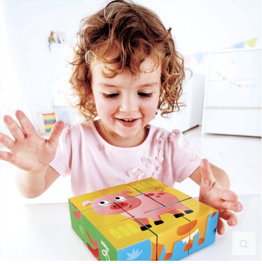HAPE Farm Animal Puzzle Block view 2