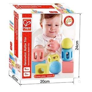 HAPE Geometric Rattle Trio