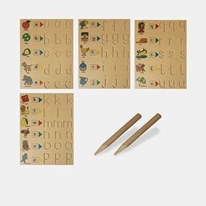 Hi Life Tracing Board Alphabets Lower Case with objects view 2