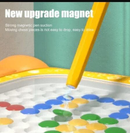 Magnetic Dot Art Drawing Board for Kids Large Crab Magnetic view 4