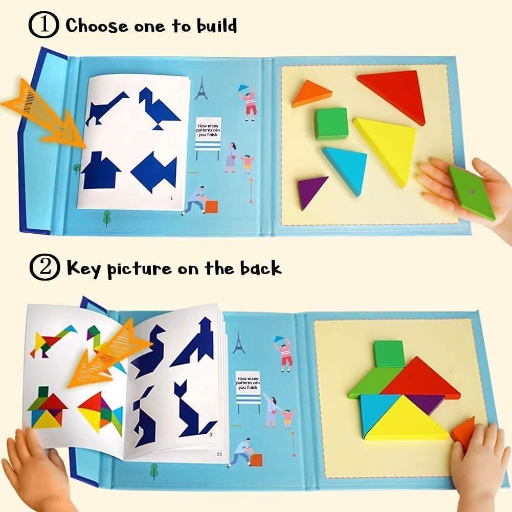 Magnetic Tangram Puzzle view 3