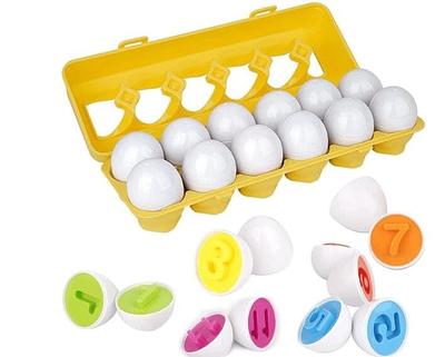 Matching Eggs Numbers & Colors