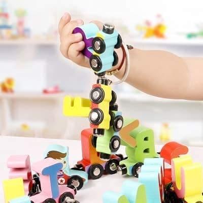 Montessori Learning Alphabet Magnetic Trai