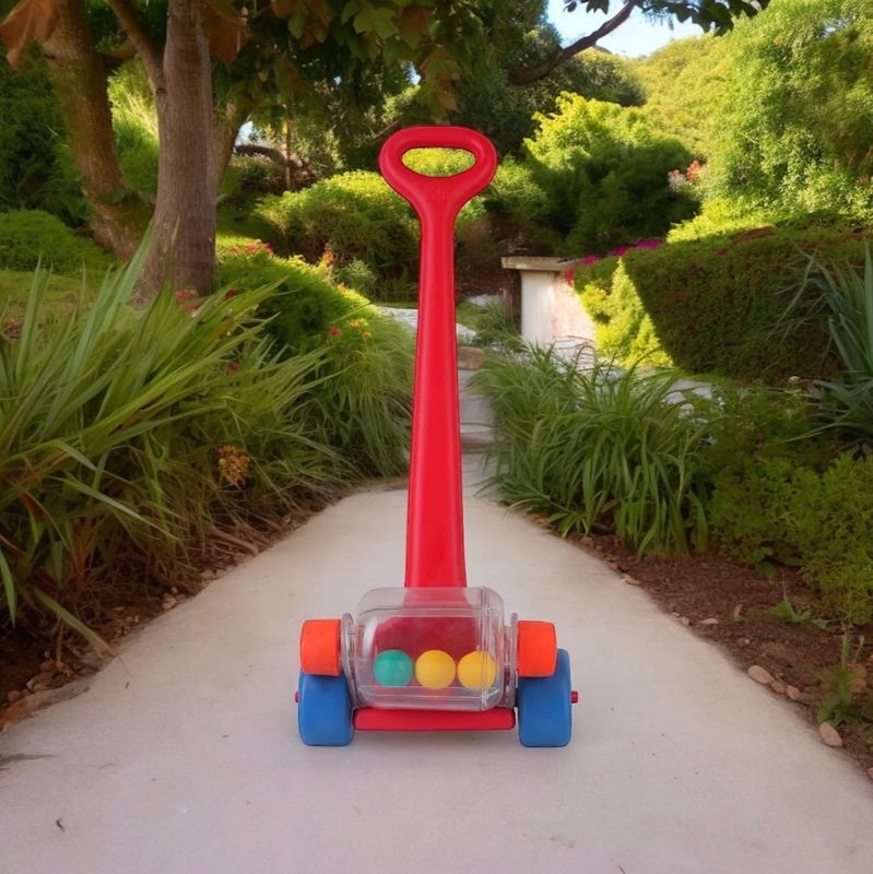 OK Play Push & Pull Stick Wheel