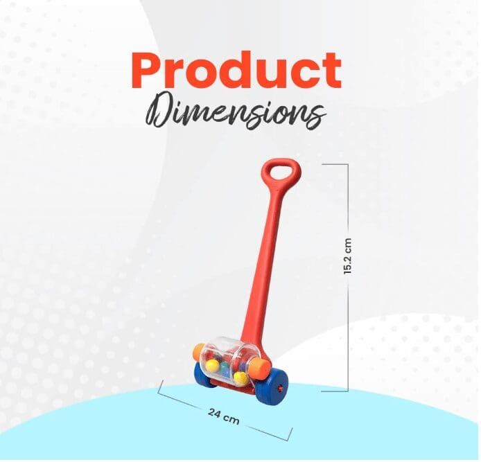 OK Play Push & Pull Stick&nbsp;Wheel view 4