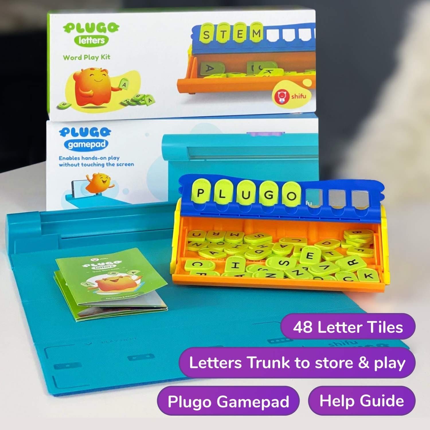 Play Shifu Stories, Spellings & Grammar with Plugo Letters view 4