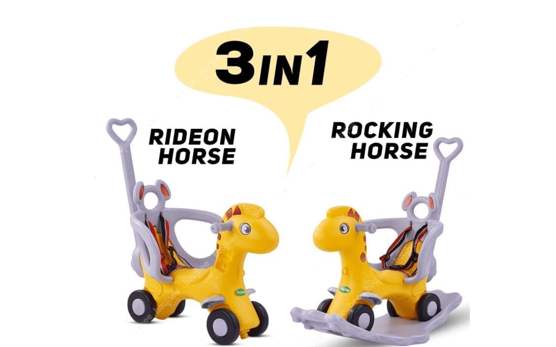 Playgro 3 in 1 Ride on Plus Rocker view 2