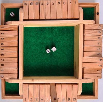 Shut the Box Wooden Toy