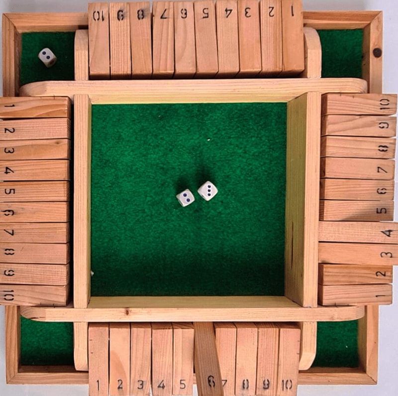 Shut the Box Wooden Toy