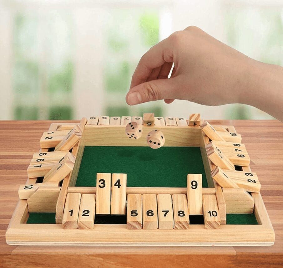 Shut the Box Wooden Toy view 2