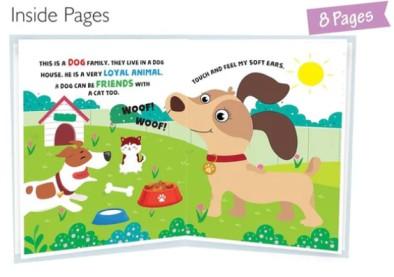 Touch and Feel Pet Animals Book