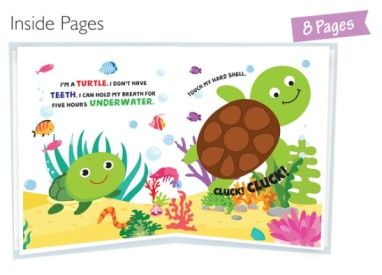 Touch and Feel Sea Animals Book view 2