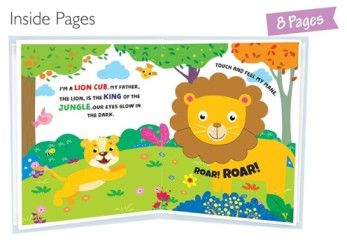 Touch and Feel Wild Animals Book