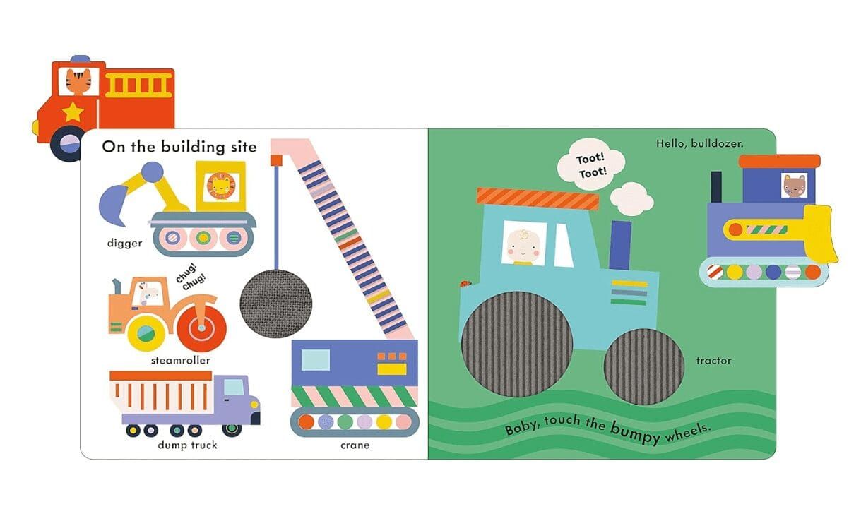 Vehicles - Touch and Feel book