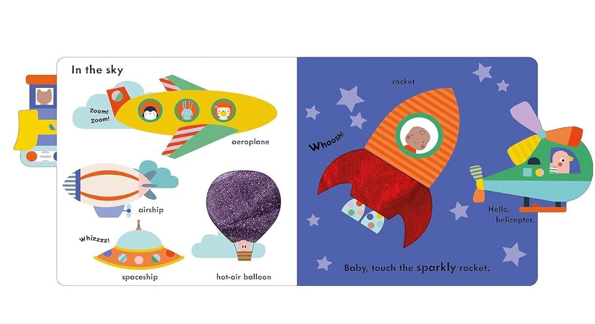 Vehicles - Touch and Feel book