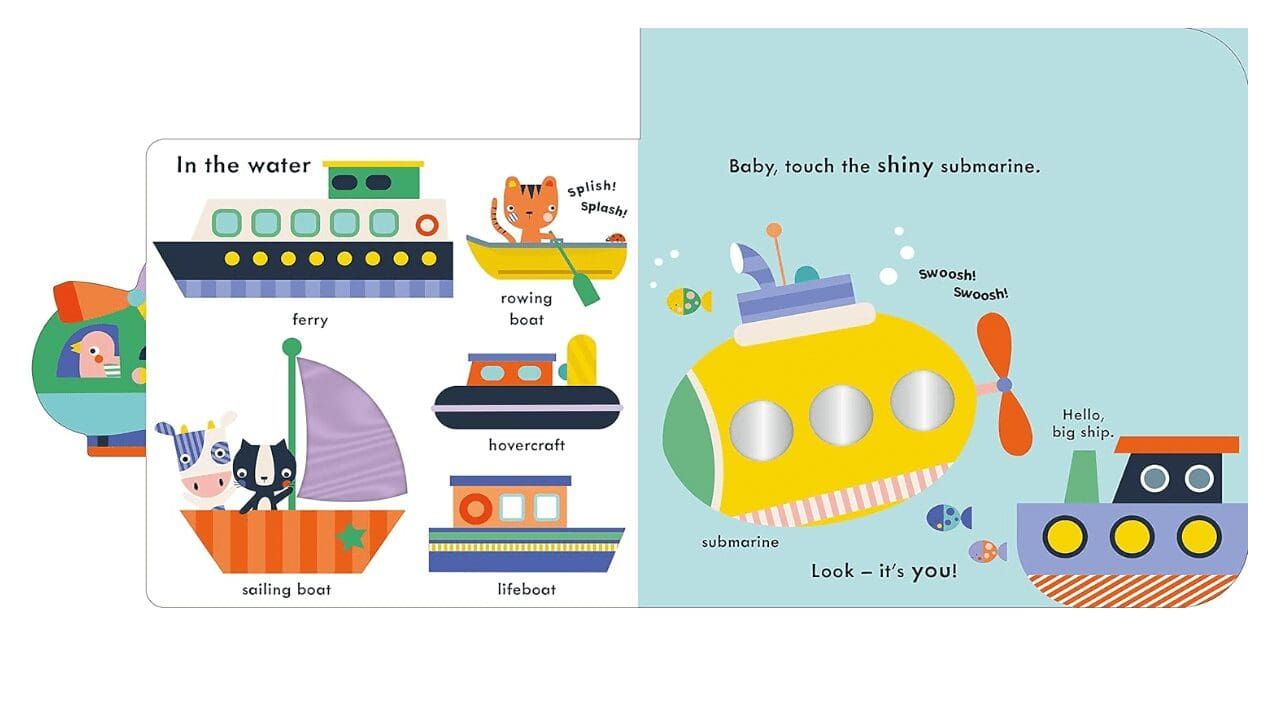 Vehicles - Touch and Feel book