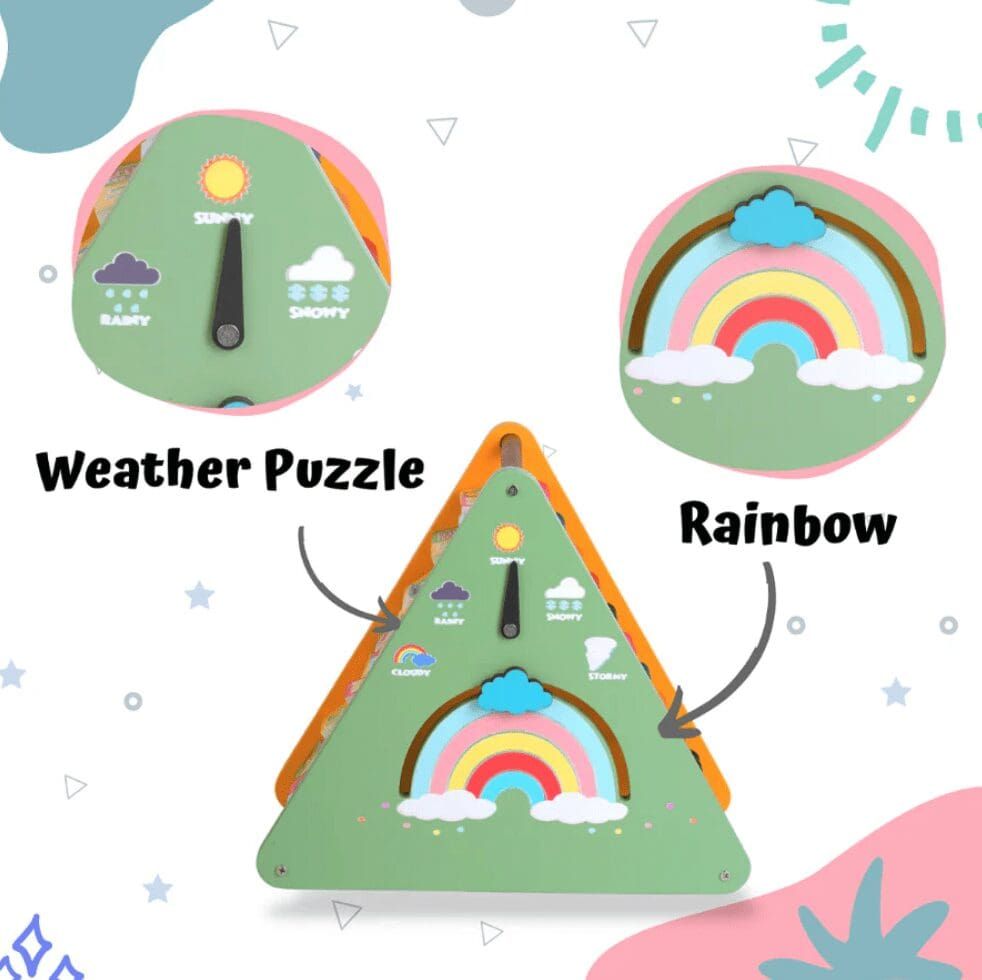Wooden Activity Triangle view 2