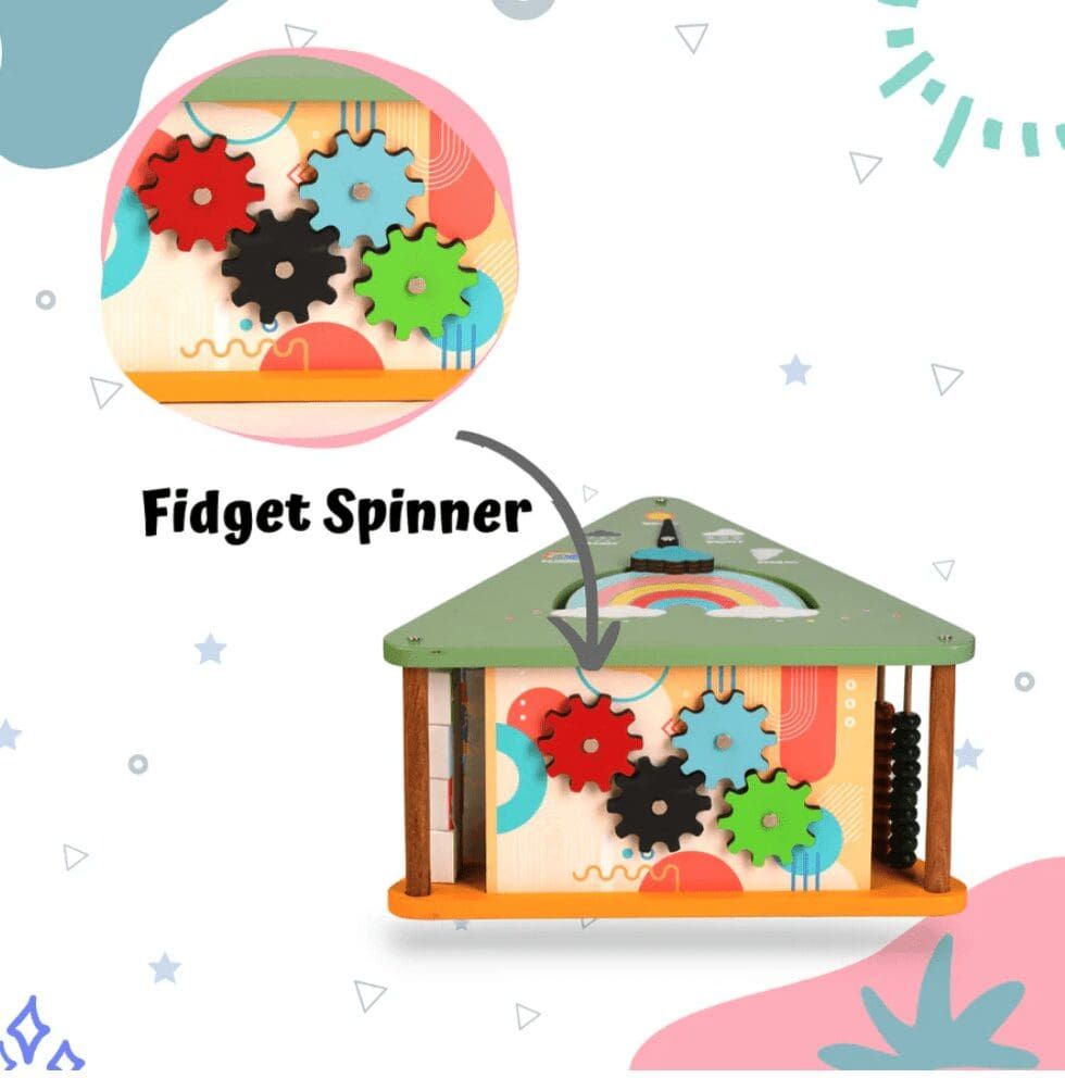 Wooden Activity Triangle view 4