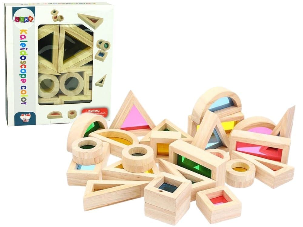 Wooden Colourful Kaleidoscope view 2